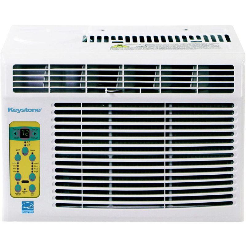 Photo 1 of DAMAGED!
Keystone 8,000 BTU Window Mounted Air Conditioner | Follow Me LCD Remote Control | Energy Saver Sleep Mode | 24H Timer | Auto-Restart | AC for Rooms up to 350 Sq. Ft | KSTAW08BE, 13.400,