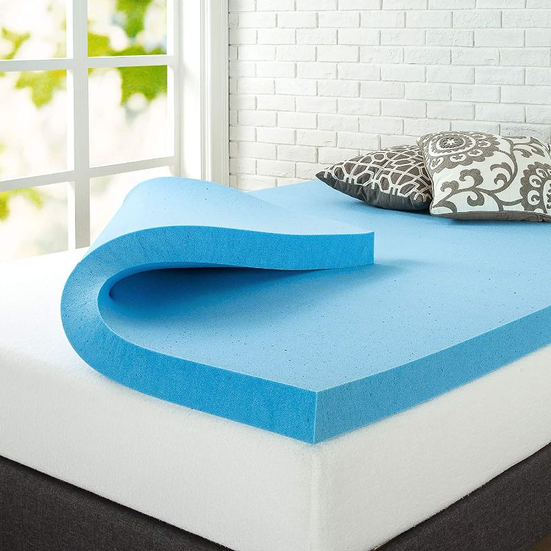 Photo 1 of Zinus 3 Inch Gel Memory Foam Mattress Topper, Queen