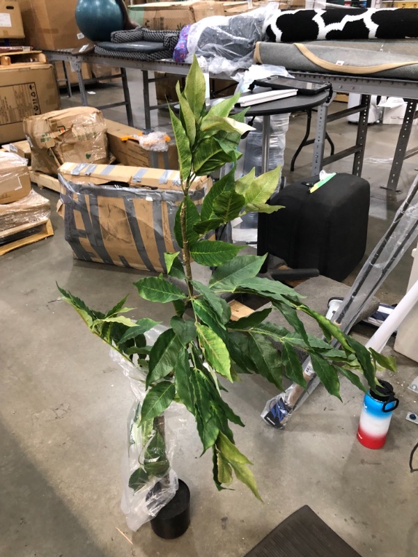 Photo 1 of 4' Artificial Potted Nandina Tree - Vickerman