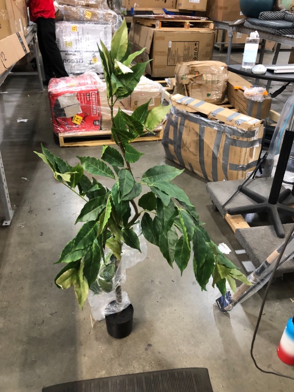 Photo 1 of 4' Artificial Potted Nandina Tree - Vickerman