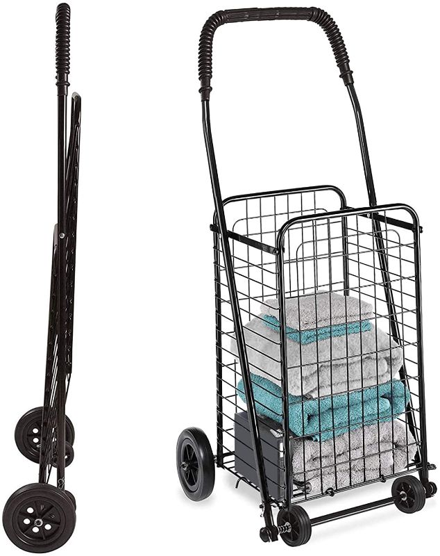 Photo 1 of DMI Folding Shopping Cart - Black