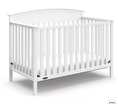 Photo 1 of Graco Benton 4-in-1 Convertible Crib - White