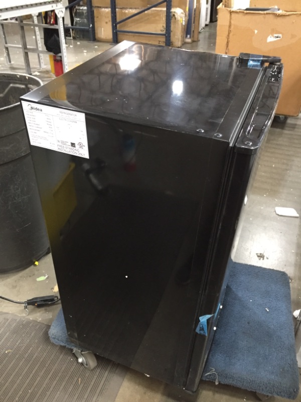 Photo 1 of Midea WHS-121LB1 Refrigerator, 3.3 Cubic Feet, Black
