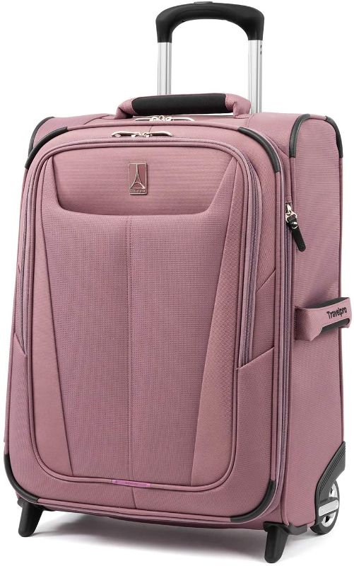 Photo 1 of Travelpro Maxlite 5 Softside Lightweight Expandable Upright Luggage, Dusty Rose, Carry-On 20-Inch
