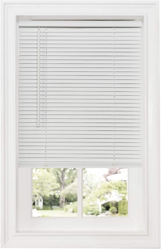 Photo 1 of Achim Home Furnishings Cordless GII Deluxe Sundown 1" Room Darkening Mini Blind, 43" x 64", White
