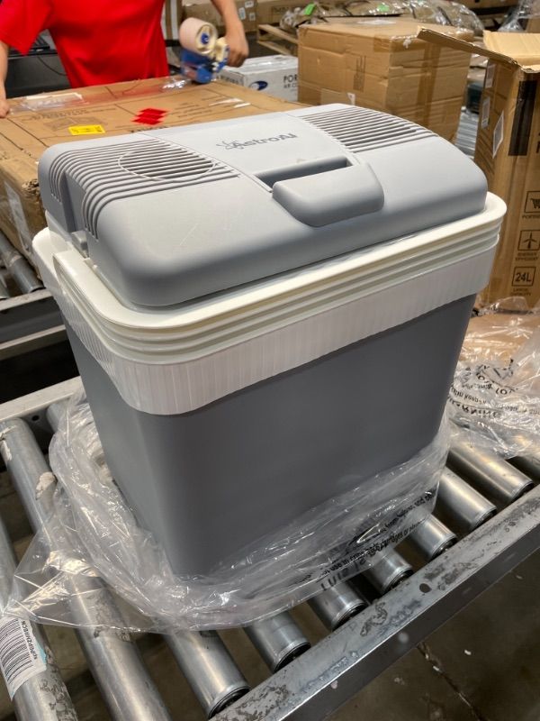 Photo 3 of AstroAI Electric Cooler 26 Quarts 24 Liter  12V DC Portable Thermoelectric Car Cooler Gray