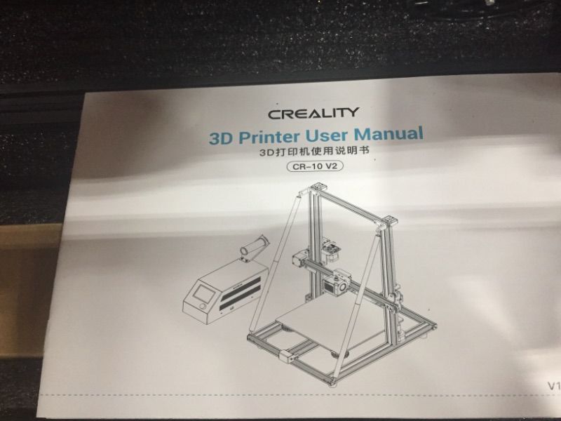 Photo 3 of Creality CR10 V2 3D Printer 7 Disruptive Upgrades with Inudstrial Grade Mute SystemTwoWay Sphenoid Heat DissipationAll Metal ExtrudingMeanWell Power300300400MM