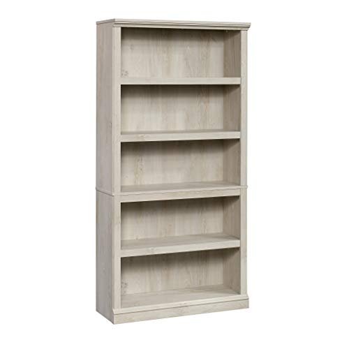 Photo 1 of Sauder 5 Shelf Bookcase in Chalked Chestnut - 423033