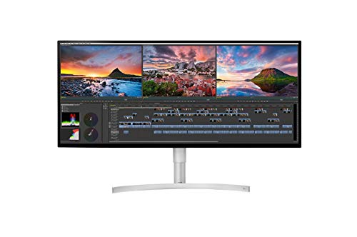 Photo 1 of LG 34BK95UW UltraFine 34 219 5K 2K 5120 x 2160 Nano IPS LED UltraWide Monitor 600 cdm HDR Thunderbolt 3  USB TypeC Inputs Black