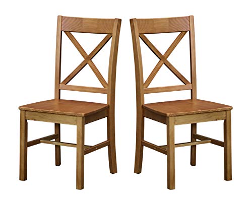 Photo 1 of Amazon Brand  Ravenna Home Solid Pine Dining Chair with Cutout Back