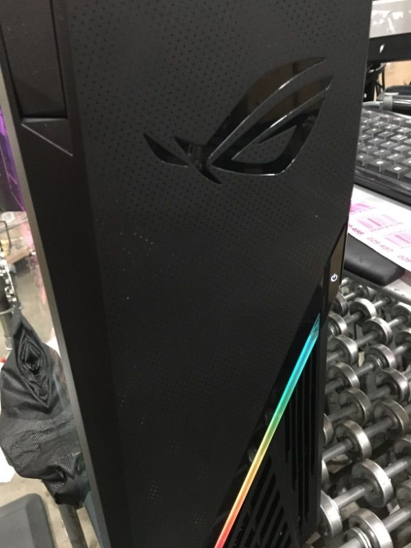 Photo 4 of NON FUNCTIONAL ROG Strix GA15DH Gaming Desktop PC AMD Ryzen 7 3800X GeForce RTX 2070 SUPER 16GB DDR4 RAM 512GB PCIe SSD  1TB HDD WiFi 5 Windows 10 Home GA15DHAH772
