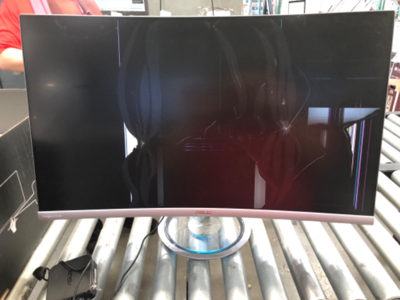 Photo 1 of DAMAGED Asus Designo Mx32Vq 31 in" Wqhd Curved Screen Led Gaming Lcd Monitor - 16:9 - Black, Space Gray MX32VQ
