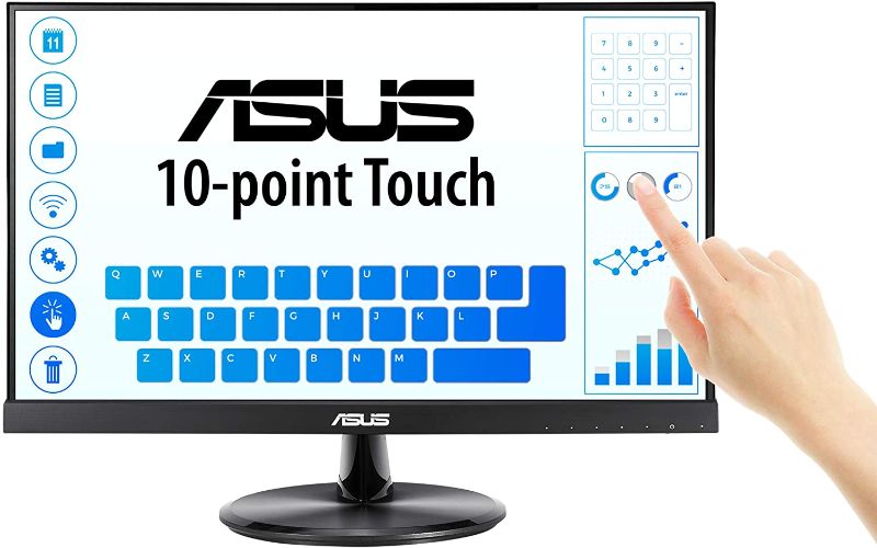 Photo 1 of ASUS VT229H 21 Inch " Monitor 1080P IPS 10-Point Touch Eye Care with HDMI VGA, Black
