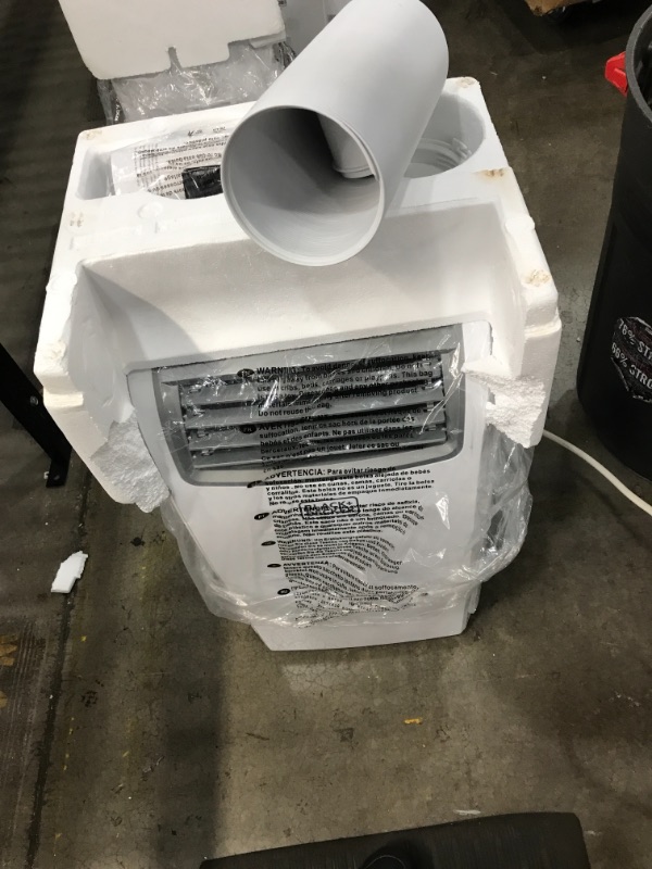 Photo 1 of BLACK+DECKER Portable Air Conditioner with Remote Control, 12,000 BTU, Cools Up to 300 Square Feet, White, BPACT12WT
