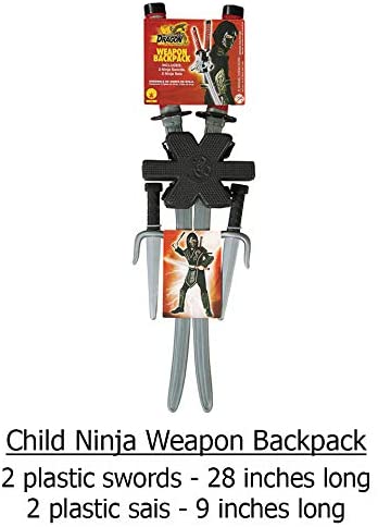 Photo 1 of Rubie's Dragon Ninja Child's Backpack Weapon Set, Multicolor
