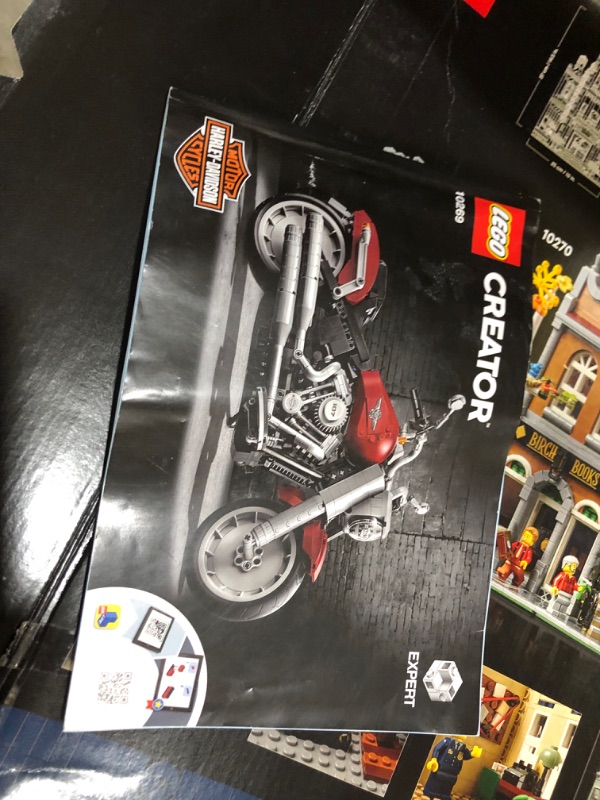 Photo 2 of **HAS BEEN OPENED** LEGO Creator Expert Harley-Davidson Fat Boy 10269 Building Kit (1,023 Pieces)
