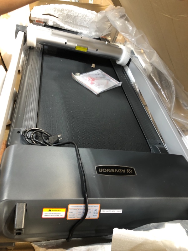 Photo 1 of Advenor Folding Treadmill Black t20