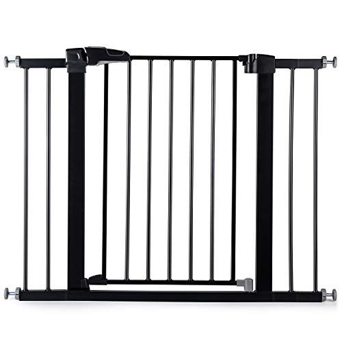 Photo 1 of Babelio Baby Gate for Doorways and Stairs, 26-40 inches Dog/Puppy Gate, Easy Install, Pressure Mounted, No Drilling, fits for Narrow and Wide Doorways, Safety Gate w/Door for Child and Pets
