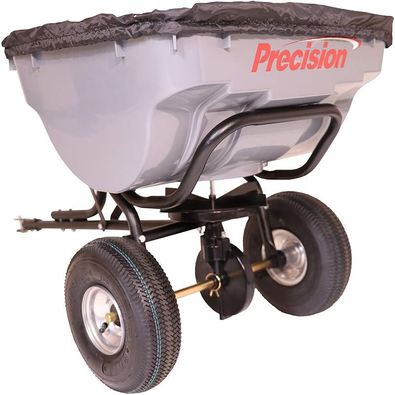 Photo 1 of **incomplete** Precision Products 100-Pound Capacity Tow-Behind Semi-Commercial Broadcast Spreader TBS4500PRCGY
