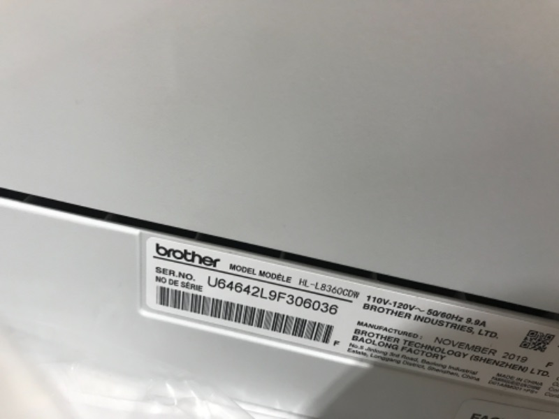 Photo 5 of Brother Business Color Laser Printer (Renewed)
