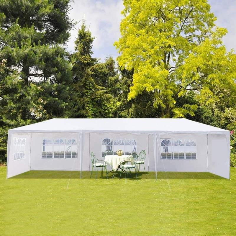 Photo 1 of 10' x 30' Outdoor Party Wedding Tent Canopy With 5 Sidewall
