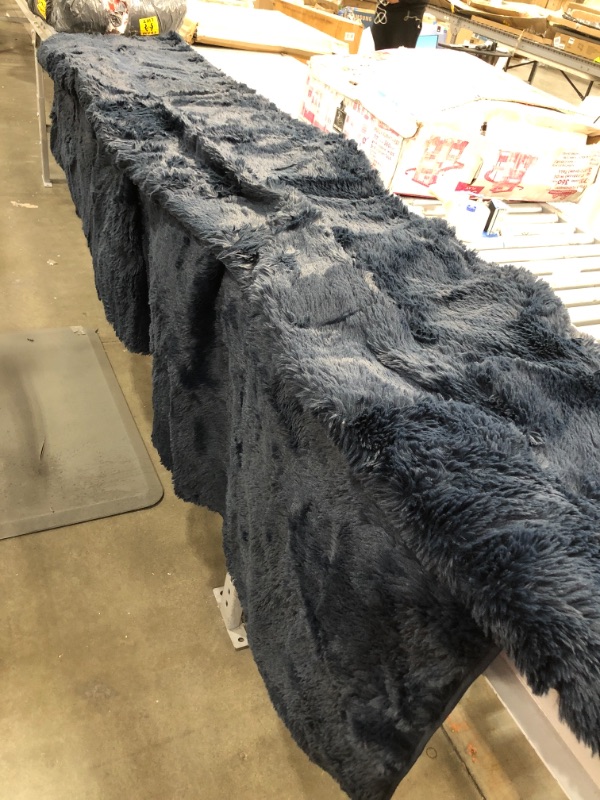 Photo 2 of *USED*
Gorilla Grip Thick Faux Fur Nursery Rug, 6x9, Fluffy Shag Carpet Rugs for Baby Nursery Room, Babys Bedroom, Luxury Kids Decor, Crib Side Floor Soft Plush Carpets, Rectangle, Navy
