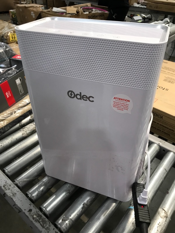 Photo 2 of *USED*
ODEC PU-P08 Air Purifier for Home Large Room 360 ft2, 22dB Ultra Quiet Air Purifier for Bedroom, 5-in-1 H13 True HEPA Air Filter Remove 99.97% PM2.5, White
