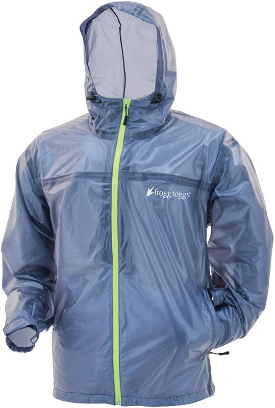 Photo 1 of FROGG TOGGS Mens Xtreme Lite Packable Waterproof Breathable Rain Jacket, XL
