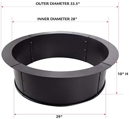 Photo 1 of *SEE notes*
Pleasant Hearth OFW419FR Solid Steel fire Ring, Black
