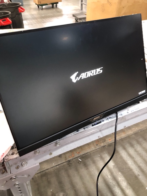 Photo 2 of AORUS FI27Q-P 27" 165Hz 1440P HBR3 NVIDIA G-SYNC Compatible IPS Gaming Monitor, Built-in ANC, 2k Display, 1 ms Response Time, HDR, 95% DCI-P3, 1x Display Port 1.4, 2x HDMI 2.0, 2x USB 3.0
