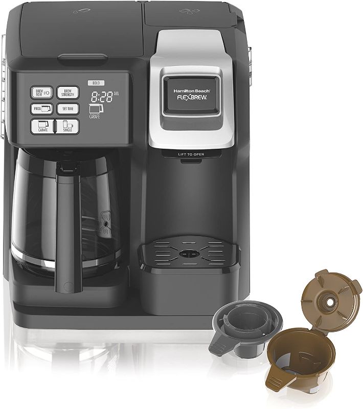 Photo 1 of *USED*
*MISSING K-cup to put grounds in*
Hamilton Beach FlexBrew Trio Coffee Maker 49954