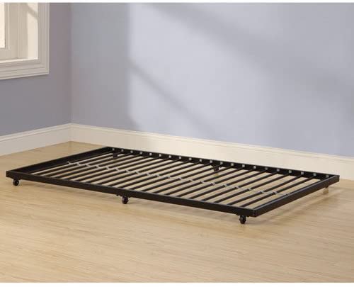 Photo 1 of *NOT EXACT stock picture, use for reference*
Twin Roll-Out Trundle Bed Frame, Black Finish