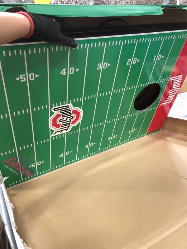 Photo 3 of *SEE notes*
Wild Sports Ohio State Buckeyes 2' x 3' Cornhole Board Tailgate Toss Set