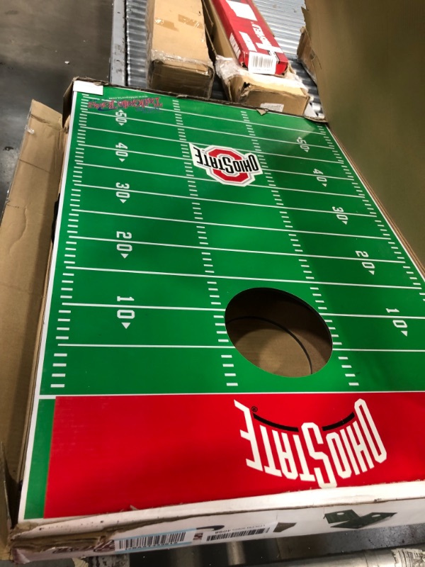 Photo 2 of *SEE notes*
Wild Sports Ohio State Buckeyes 2' x 3' Cornhole Board Tailgate Toss Set