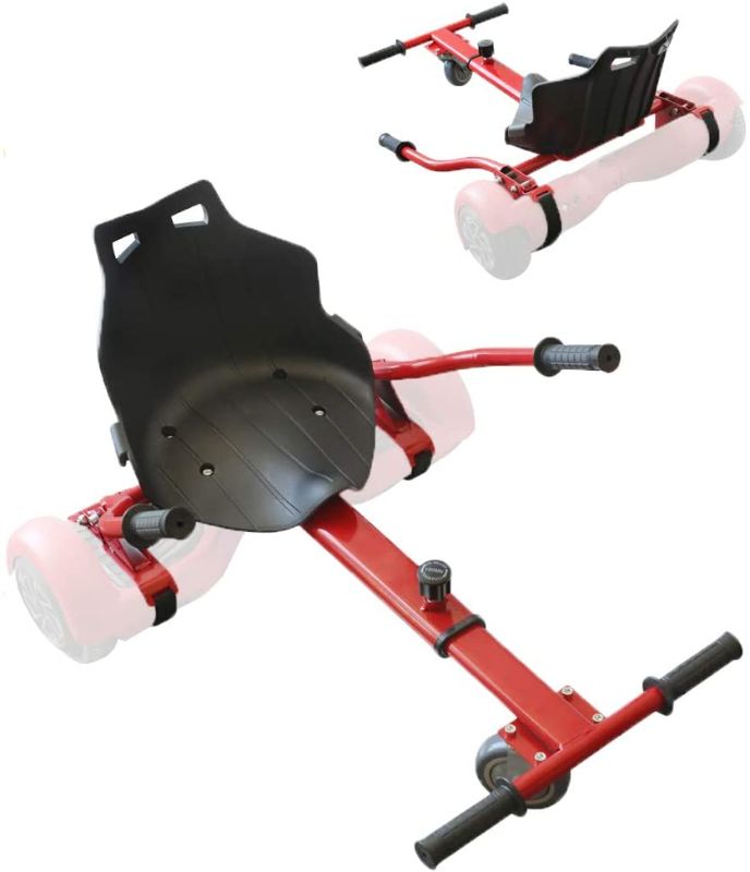 Photo 1 of DOC Hovercart Hoverboard Seat Attachment Holder for Self Balancing Scooter Hover Board Accessory Adjustable Go Kart for Kids Adults Hoverboard Accessories Go Cart
