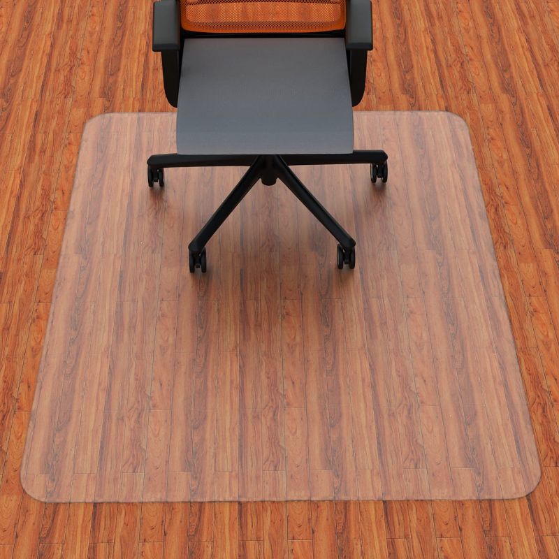 Photo 3 of 100pointONE Office Chair Mat for Hardwood Floor - Vinyl Chair Mat Protector for Hard Floors (48'' x 36'' Rectangle)
PREVIOUSLY OPENED