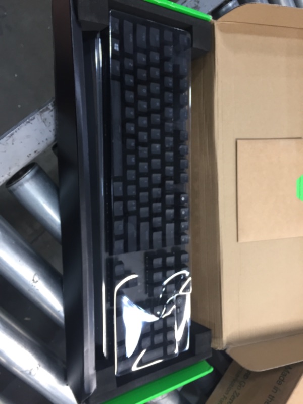 Photo 2 of Razer BlackWidow V3 Mechanical Gaming Keyboard: Green Mechanical Switches - Tactile and Clicky - Chroma RGB Lighting - Compact Form Factor - Programmable Macro Functionality