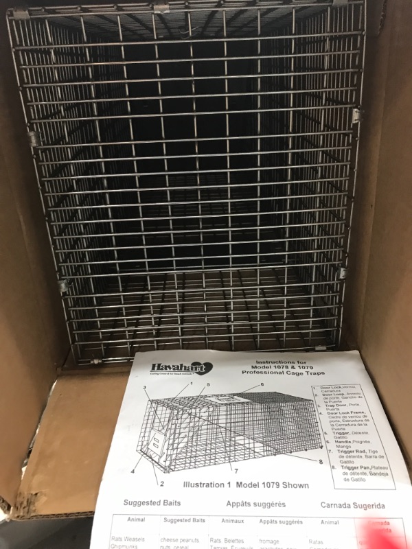 Photo 2 of 
Havahart 1079 Large 1-Door Humane Animal Trap for Raccoons, Cats, Groundhogs, Opossums
Style:Trap