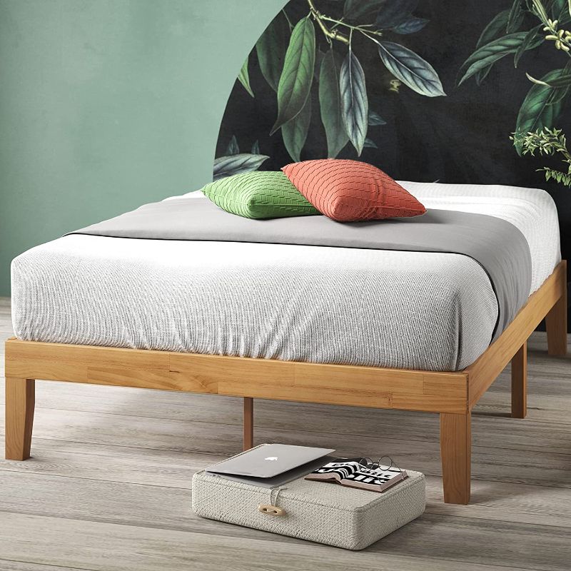 Photo 1 of 
Zinus Frame 14 Inch Platform Bed/No Boxspring Needed/Wood Slat Support/Natural Finish, Full
Style:Standard
Color:Natural
Size:Full