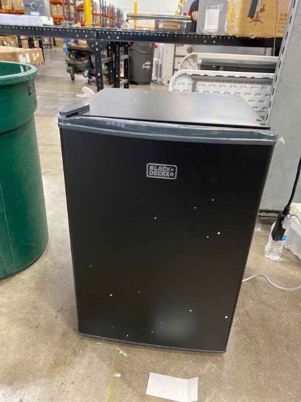 Photo 1 of Black & Decker Compact Refrigerator - 2.5 cu ft - Black NONFUNCTIONAL 
