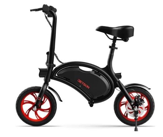 Photo 1 of Jetson Electric Bike Bolt Folding Electric Bike Black  with LCD Display Lightweight  Portable with Carrying Handle Travel Up to 15 Miles Max Speed Up to 15