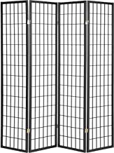 Photo 1 of (DAMAGED SURFACES) 
Ore International 4-Panel Room Divider Black