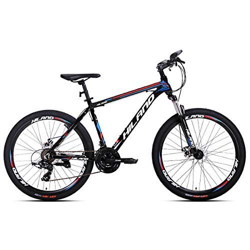 Photo 1 of (TORN TIRE; COSMETIC DAMAGES) 
2021 Hiland 26 Inch Mountain Bike for Men with 16.5 Inch Aluminum Black
