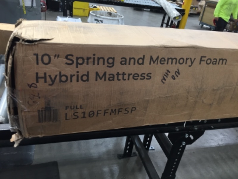 Photo 3 of Linenspa 10 Inch Memory Foam and Innerspring Hybrid Mattress - Medium Feel - Full (10 Inch Mattress Only)