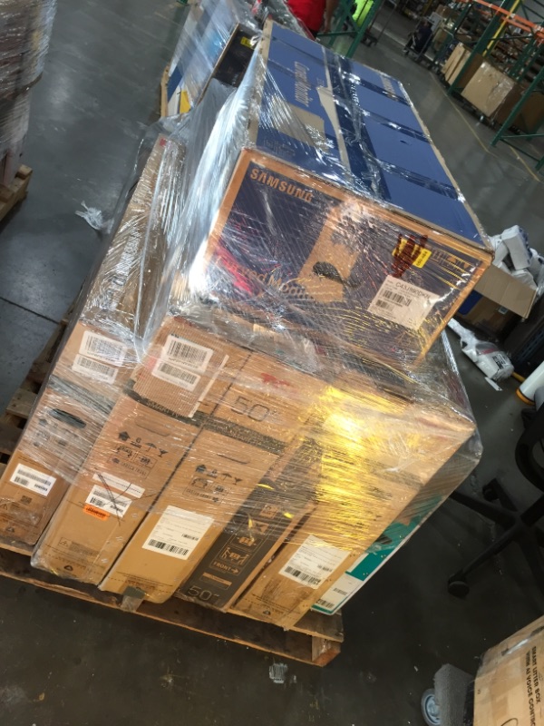 Photo 2 of Pallet of assorted broken T.V.s and Monitors