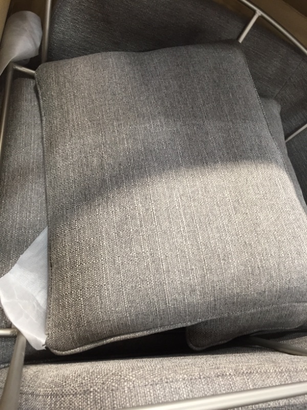 Photo 2 of Adesso, Inc. Upholstered Chair in Dark Grey,?27.5 x 29 x 32.5 inches
