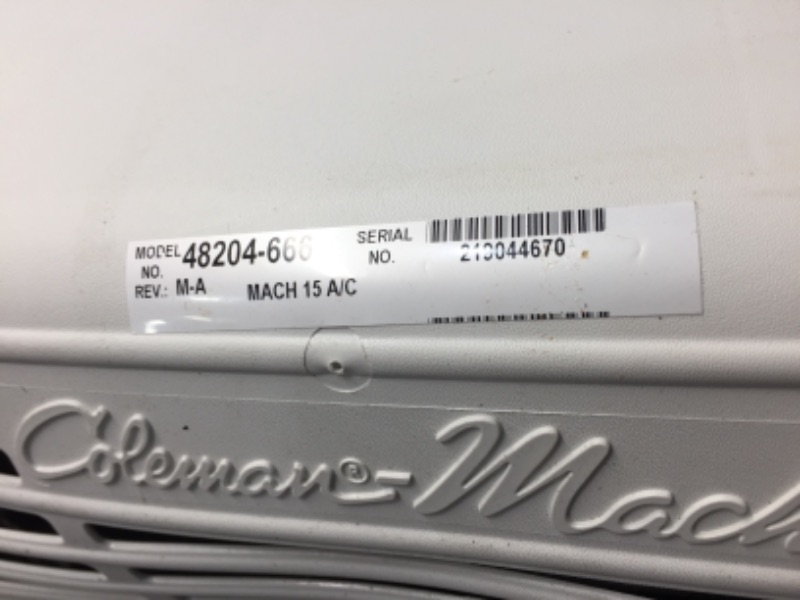 Photo 6 of Coleman-Mach 48204-666 Signature Series MACH 15 Medium-Profile Air Conditioner - 15,000 BTU, Textured White, 41 x 28.4 x 16.25 inches