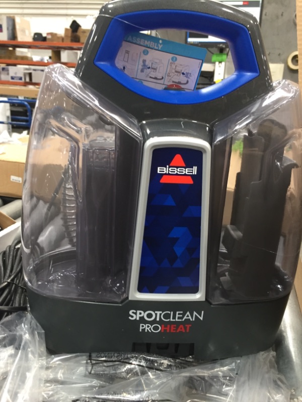 Photo 3 of Bissell SpotClean Proheat Portable Spot & Stain Carpet Cleaner - Blue 2694