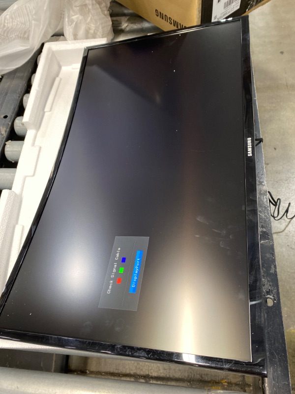 Photo 1 of SAMSUNG LC27F398FWNXZA SAMSUNG C27F398 27 Inch Curved LED Monitor SCREEN DAMAGE 