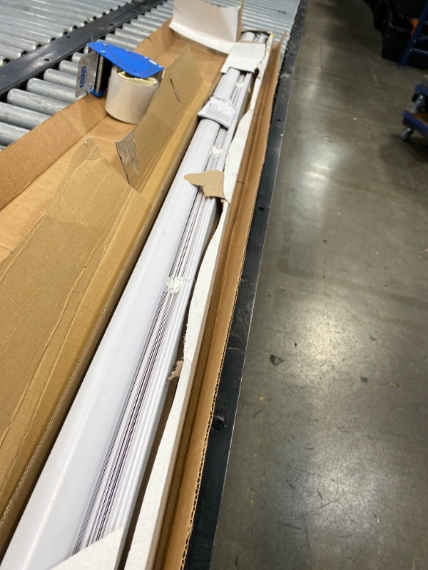 Photo 1 of Achim MSG2704WH4 70 x 48 in. Cordless GII Morningstar 1 in. Light Filtering Mini Blind - White